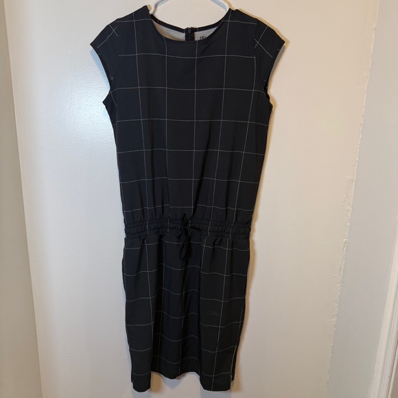 Albion Fit Dresses & Skirts - Albion windowpane black going places dress women's size XS